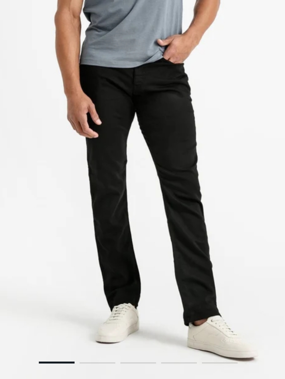 DU/ER Black N2X Relaxed Taper No Sweat Jeans